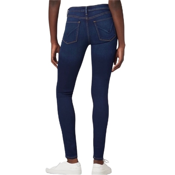 Sz32 Hudson Krista Super Skinny Ankle Denim in a dark wash BGLO colour VGUC - Picture 1 of 14